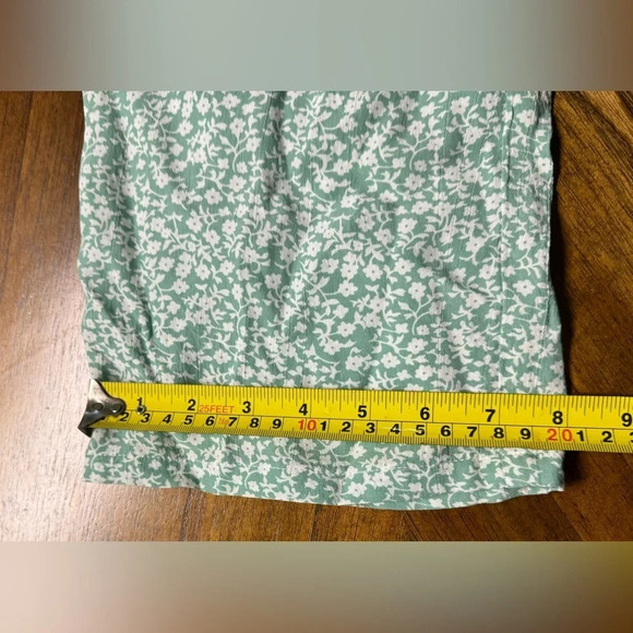 Faithfull the Brand River Seafoam Floral Print Culotte Jumpsuit Cottage Sz XS 2 - Picture 4 of 14